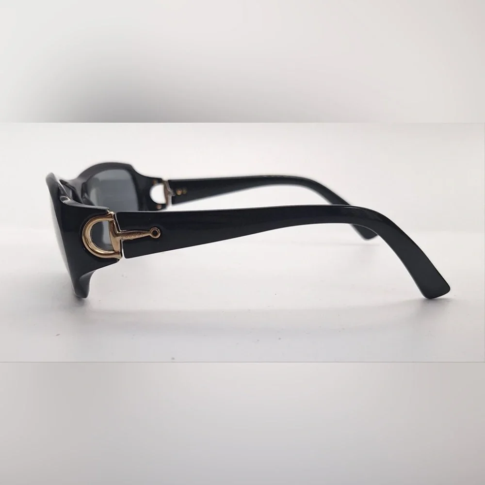 Gucci Black Oval Sunglasses Frames Only Italy - Picture 5 of 8